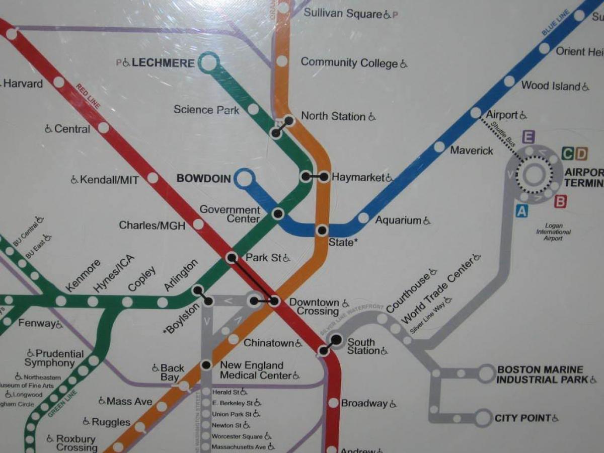 Bostono pietų stotis map