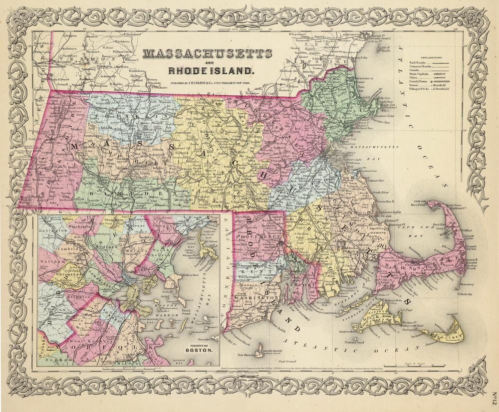 Bostono masės žemėlapis