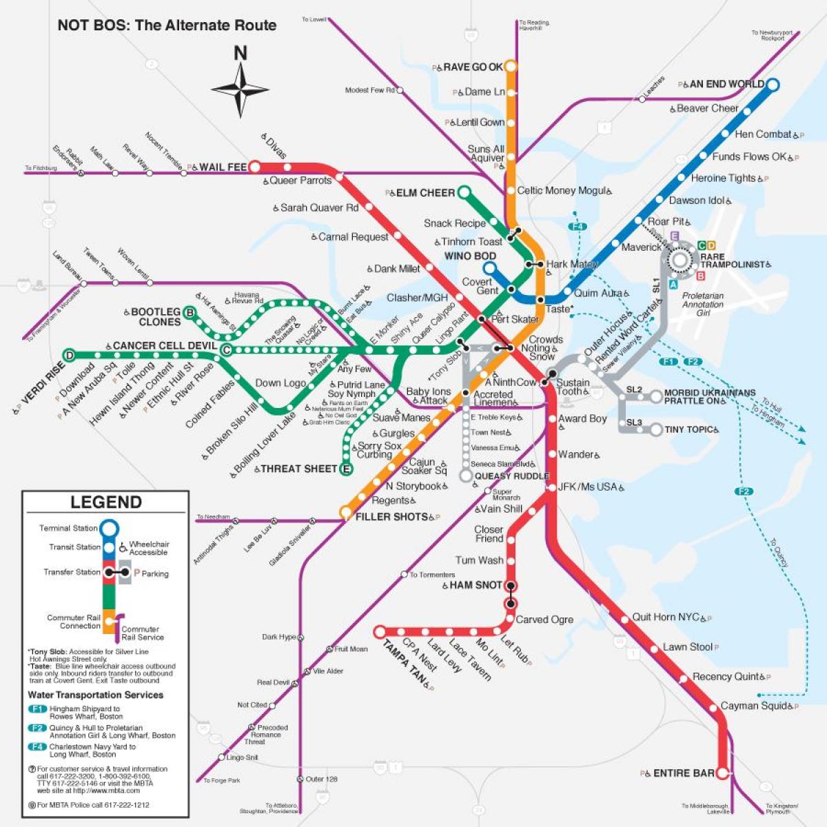 MBTA t žemėlapyje