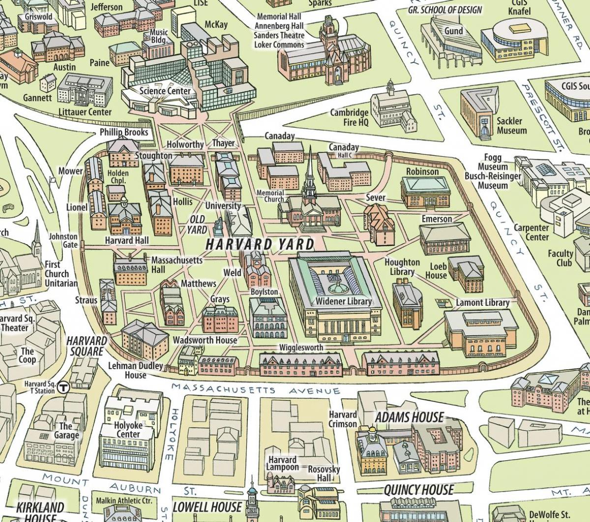 žemėlapis iš Harvardo universiteto
