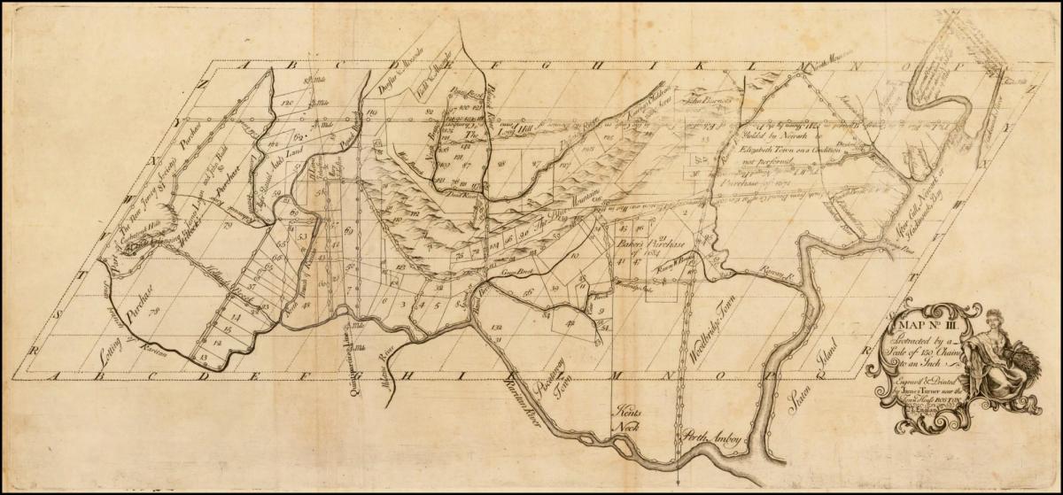žemėlapis kolonijinės Boston