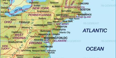Bostono ant jav žemėlapio