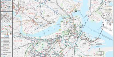 MBTA miesto žemėlapis