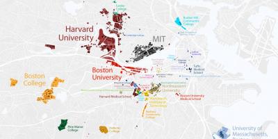 Žemėlapis iš Bostono universiteto