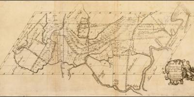 Žemėlapis kolonijinės Boston