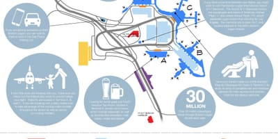 Bostono "Logan" automobilių stovėjimo žemėlapyje