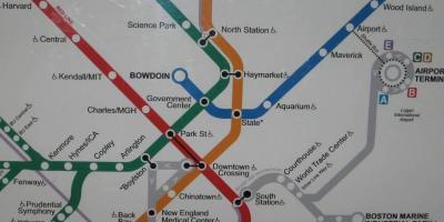 Bostono pietų stotis map